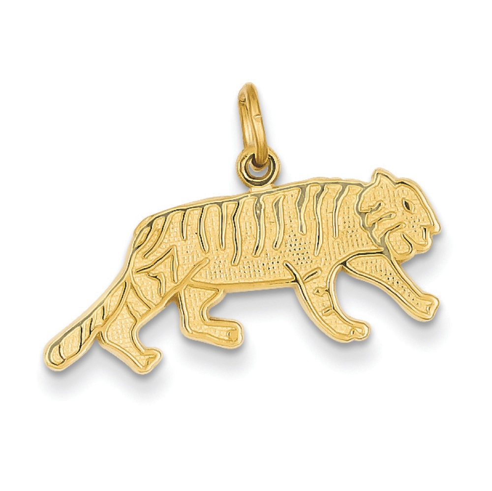 Jewelryweb 14k Tiger Charm - Measures 12x25mm at Sears.com