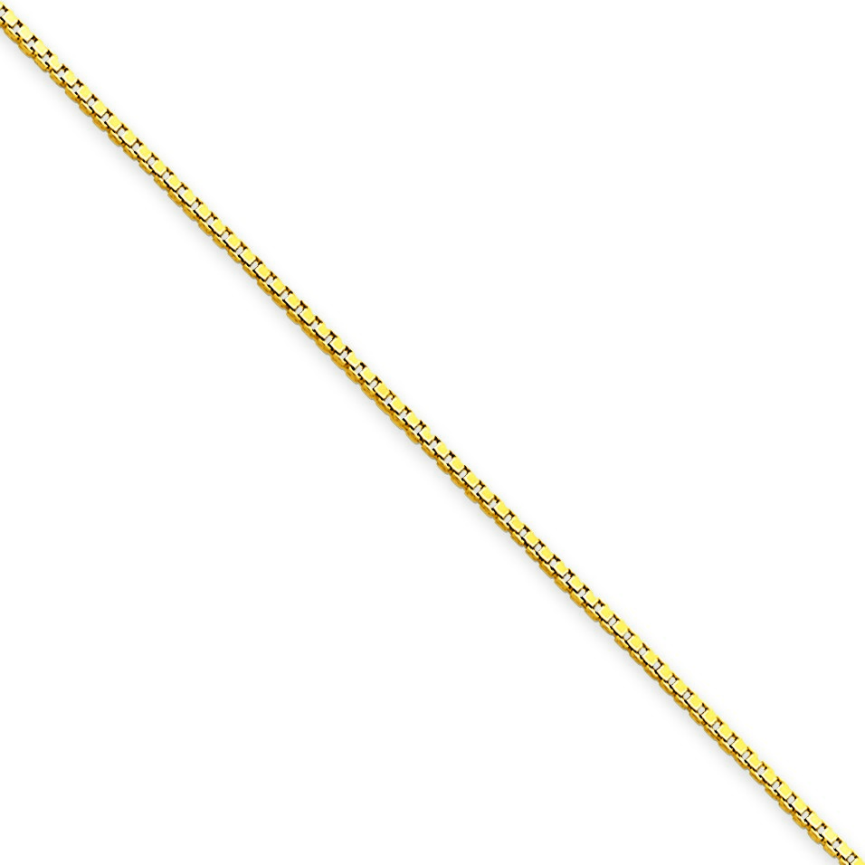 Jewelryweb 14k .9mm Box Chain Anklet - 9 Inch - Lobster Claw at Sears.com