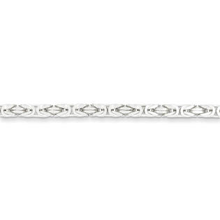 Jewelryweb Sterling Silver 3.25mm Byzantine Chain Necklace - 20 Inch - Lobster Claw Jewelryweb Sterling Silver 3.25mm Byzantine Chain Necklace - 20 Inch - Lobster Claw