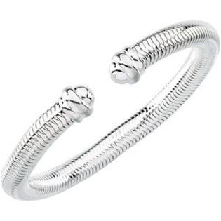 Jewelryweb Sterling Silver Hollow Snake Bracelet 7.5 Inch Jewelryweb Sterling Silver Hollow Snake Bracelet 7.5 Inch