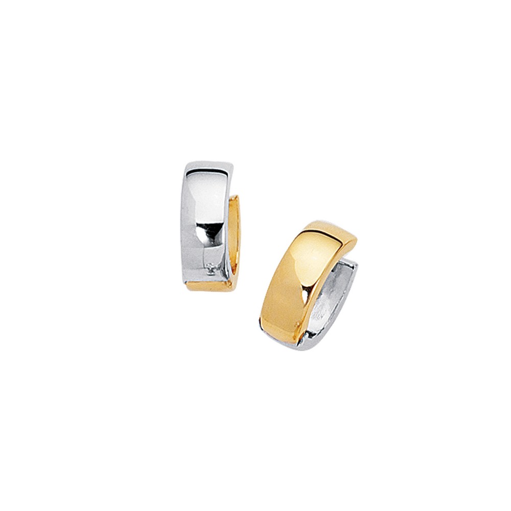 Jewelryweb 14k Two-Tone Hinged Reversible Earrings at Sears.com