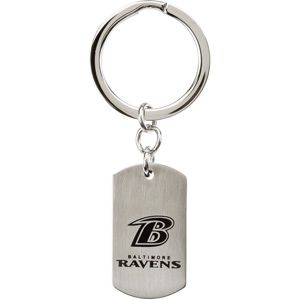 JewelryWeb Stainless Steel Baltimore Ravens Team Name and Logo Keychain 34.75mm X 19.75mm at Sears.com