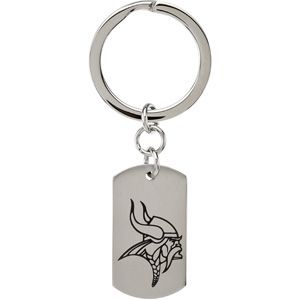 JewelryWeb Stainless Steel Minnesota Vikings Team Name and Logo Keychain 34.75mm X 19.75mm at Sears.com