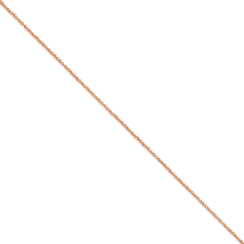 Jewelryweb 14K Rose Gold 1.7mm Ropa Chain Bracelet - 9 Inch at Sears.com
