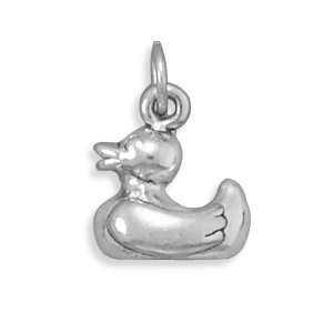 Jewelryweb Sterling Silver Rubber Duck Charm Measures 10x12mm at Sears.com