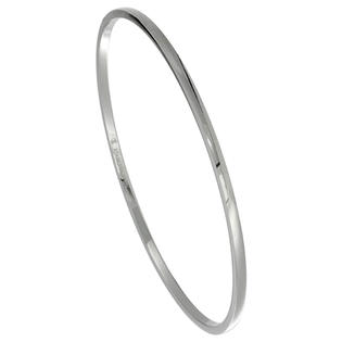 Sabrina Silver Stainless Steel 2 mm Dome Slip on Bangle Bracelet Seamless Stackable, sizes 7 - 8 Sabrina Silver Stainless Steel 2 mm Dome Slip on Bangle Bracelet Seamless Stackable, sizes 7 - 8
