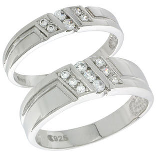 ... Wedding Ring Set for Him 6mm 14 inch wide  Her 4mm 532 inch wide ... Wedding Ring Set for Him 6mm 14 inch wide  Her 4mm 532 inch wide