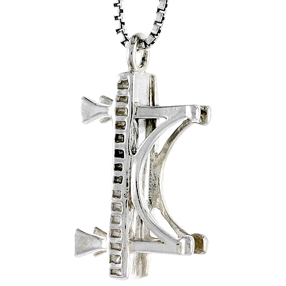 Sabrina Silver Sterling Silver Golden Gate Bridge Pendant, 3/4 inch tall at Sears.com