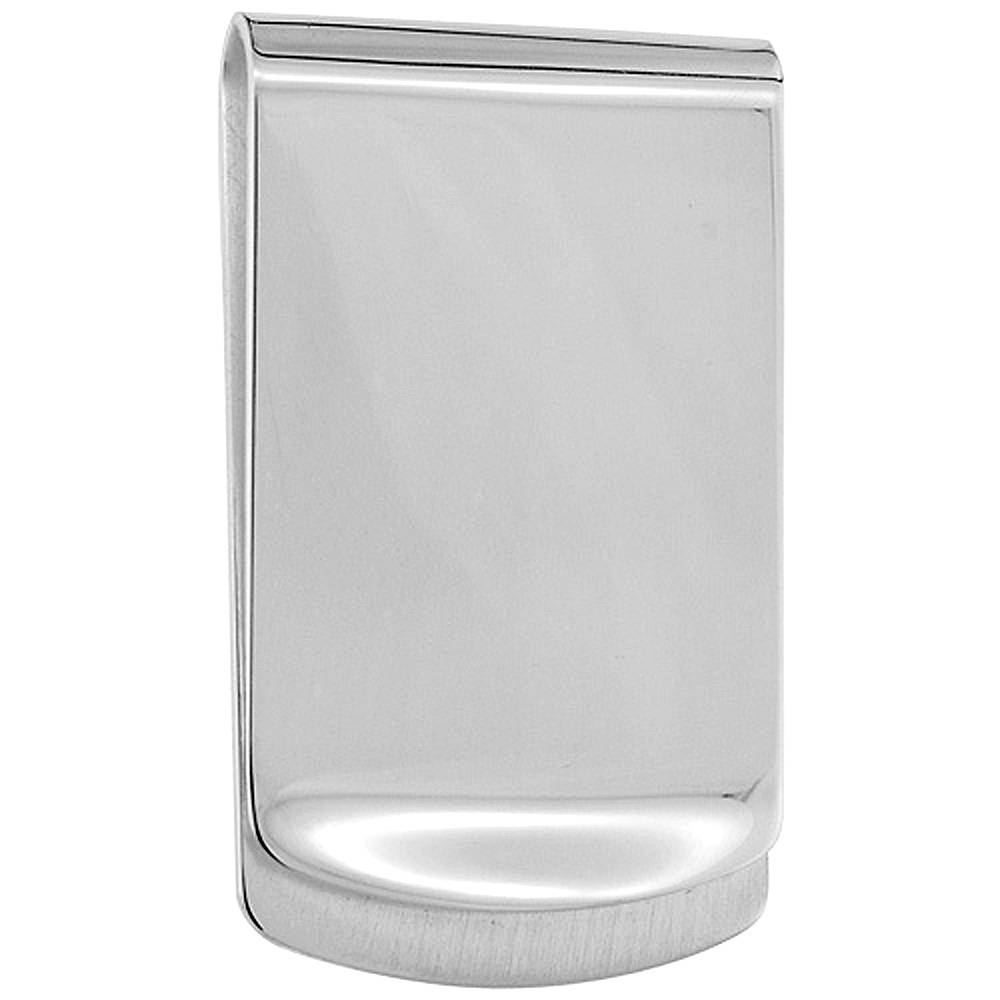 Sabrina Silver Sterling Silver Plain Money Clip 1 in. x 1 3/4 in. (25 mm X 43 mm) at Sears.com
