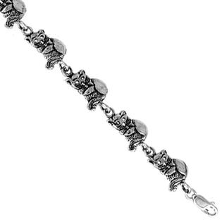 Sabrina Silver Sterling Silver Cat Charm Bracelet , 1/2 Sabrina Silver Sterling Silver Cat Charm Bracelet , 1/2