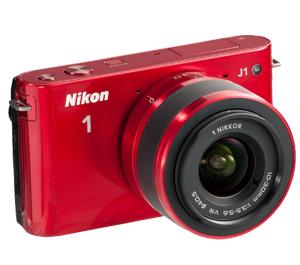 Nikon 1 J1 Digital Camera Body with 10-30mm VR Lens (Red) - Factory Refurbished includes Full 1 Year Warranty at Sears.com