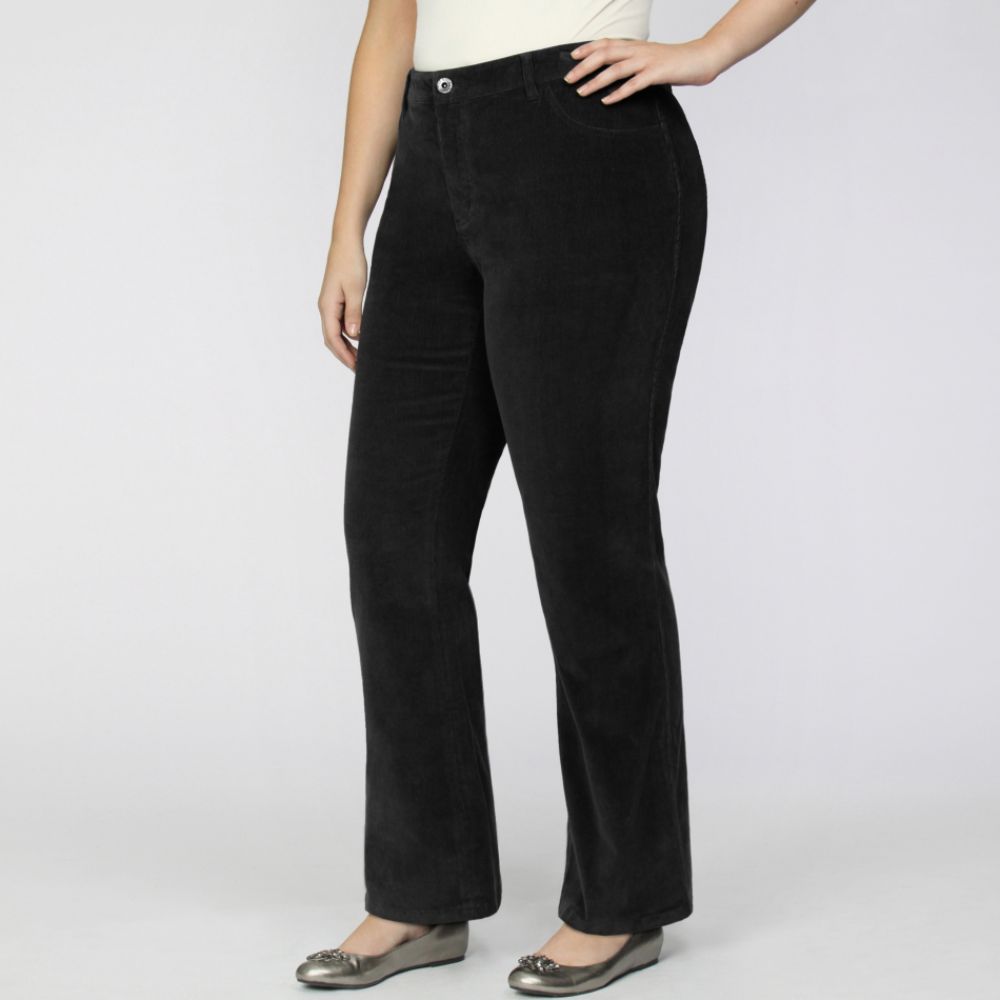 French Connection UK Style by French Connection Women s Plus Size Corduroy Pants Boot Cut at Sears.com