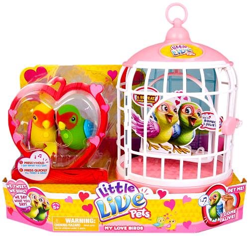 UPC 630996280263 product image for Little Live Pets Bird Cage: My Love Birds 2 Pack Romeo & Juliet | upcitemdb.com