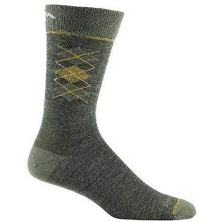 Darn Tough Vermont Darn Tough Vermont Men's Merino Wool Argyle Crew Light Cushion Hiking Socks, Forest, Small Darn Tough Vermont Darn Tough Vermont Men's Merino Wool Argyle Crew Light Cushion Hiking Socks, Forest, Small