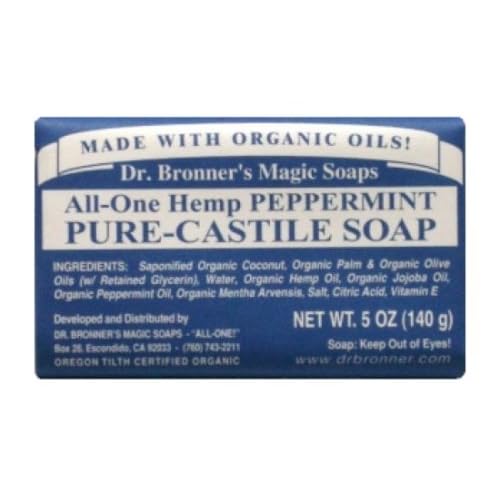 Dr. Bronner's Organic Pure Castile Peppermint Soap, 5 Ounces - 2 Bars at Sears.com