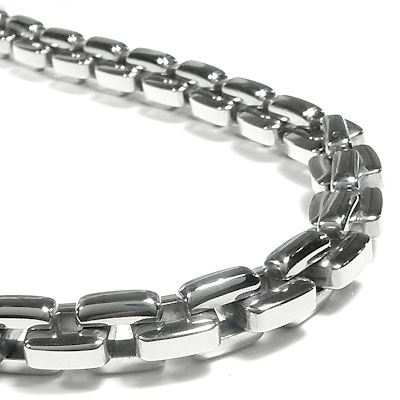 Titanium Kay Stainless Steel Men's Large Box Link Necklace Chain at Sears.com