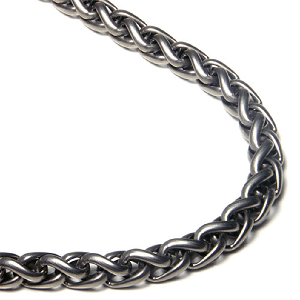 Titanium Kay Titanium 7MM Wheat Chain Link Necklace (Length 16" - 40") at Sears.com