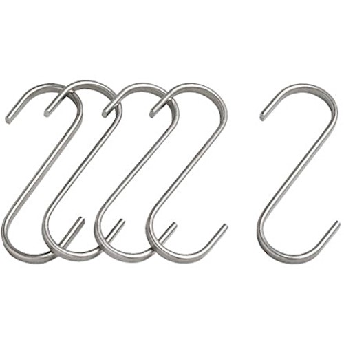 Generic Butcher Hanging Hook (S-Hook) 2.75in (7cm) 5-Pack Stainless - #IKBH16045 at Sears.com