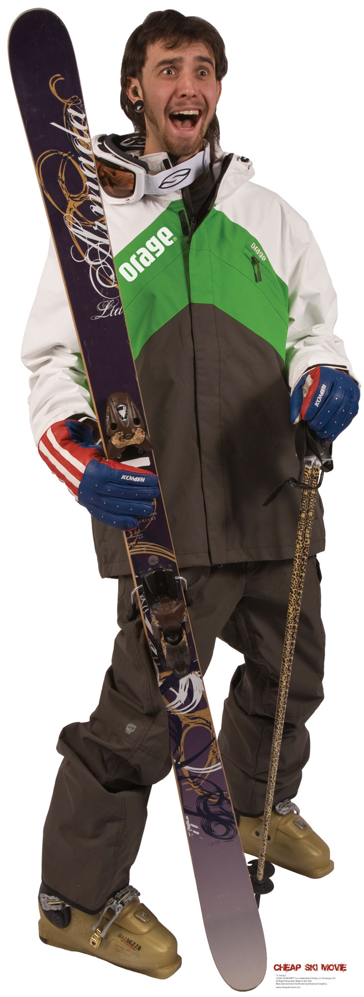 UPC 082033000110 product image for Advanced Graphics Jonny 2 Cheap Ski Movie Cut-Out Stand Up Poster | upcitemdb.com