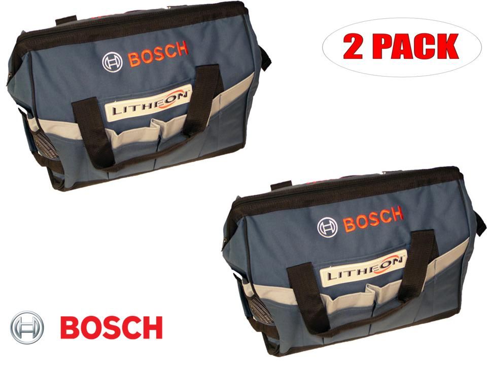Bosch 19" x 12" x 13" Heavy Duty Contractors Tool Bag # 2610944955 (2 PACK) at Sears.com