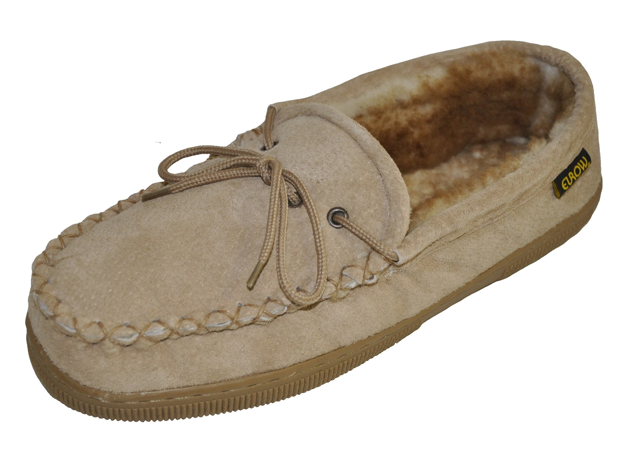 Eurow & O'Reilly Corp. Eurow Sheepskin Men's Hardsole Moccasin - Chestnut/Stony at Sears.com