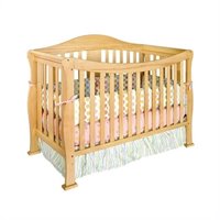 Da Vinci DaVinci Parker 4 in 1 Convertible Wood Baby Crib w, Toddler Rail in Natural at Sears.com