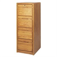Martin Furniture Kathy Ireland Home by Martin Furniture Contemporary 4 Drawer Vertical Wood File Storage Cabinet in Oak at Sears.com