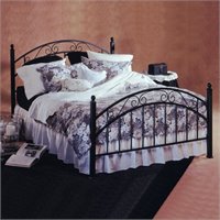 Hillsdale Willow Metal Poster Bed in Matte Black Finish - Full at Sears.com