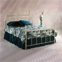 Hillsdale Chelsea Metal Poster Bed in Polished Brass Finish - King at Sears.com