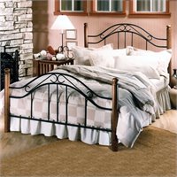 Hillsdale Furniture Winsloh Metal Poster Bed in Black Finish - Full at Sears.com