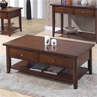 Coaster Whitehall Coffee Table with Shelf and Drawers in Walnut at Sears.com