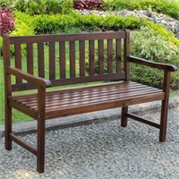 International Caravan 4 Foot Oudoor Wooden Patio Bench at Sears.com