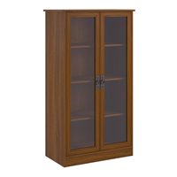 Ameriwood 4 Shelf Glass Door Barrister Bookcase in Cherry at Sears.com