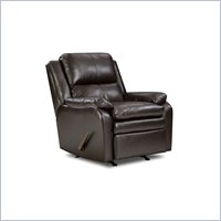 United Furniture (Simmons Upholstery) Simmons Upholstery Rocker Recliner in Soho Bonded Leather Match Espresso at Sears.com