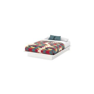 South Shore Newbury Modern Platform Bed Frame Only in White Finish - Queen South Shore Newbury Modern Platform Bed Frame Only in White Finish - Queen