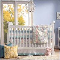 Da Vinci Reagan 4-in-1 Convertible Wood Crib w, Toddler Rail in Pearl White Da Vinci Reagan 4-in-1 Convertible Wood Crib w, Toddler Rail in Pearl White