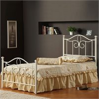 Hillsdale Westfield Metal Poster Bed in Off White - Twin at Sears.com