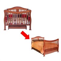 Da Vinci DaVinci Parker 4 in 1 Convertible Baby Crib w, Full Size Bed Rail Kit in Cherry at Sears.com