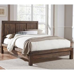 Modus Furniture Meadow Solid Wood Platform Bed in Brick Brown - Full Modus Furniture Meadow Solid Wood Platform Bed in Brick Brown - Full