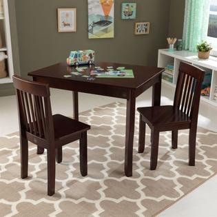 KidKraft Avalon Table II and 2 Chairs Set in Espresso KidKraft Avalon Table II and 2 Chairs Set in Espresso