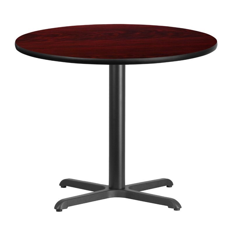 flash furniture 36 round restaurant dining table in black mahogany - Restaurant Dining Room Furniture flash furniture 36 round restaurant dining table in black mahogany - Restaurant Dining Room Furniture