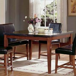 Jofran Counter Height Square Granite Top Dining Table In Steve Silver Bello Granite Square Counter Height Dining Table In Cherry