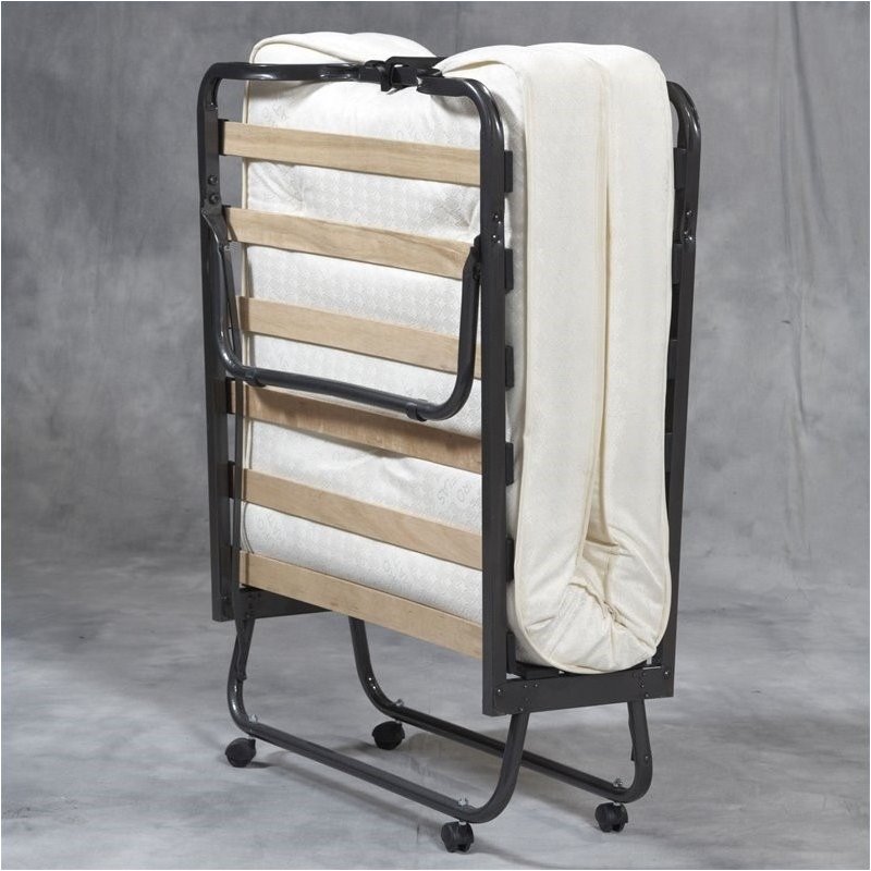 Fold Up Bed With Mattress Pemberly Row Folding Bed With Memory Foam Mattress