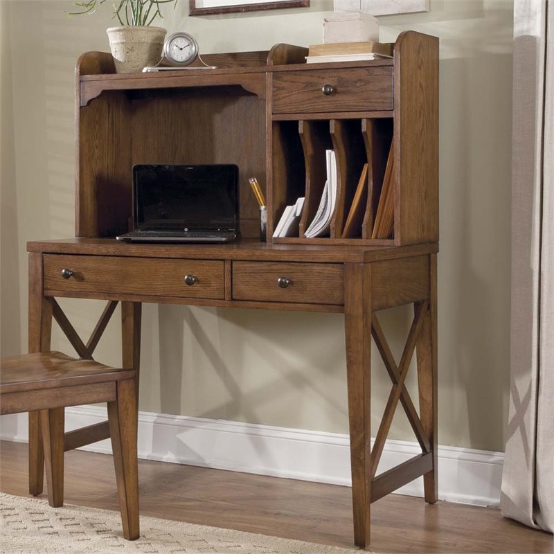 Liberty Furniture Hearthstone Computer Desk And Hutch In Rustic Oak Liberty Furniture Hearthstone Computer Desk And Hutch In Rustic Oak