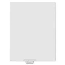 SPR Product By Kleer-Fax, Inc. - Legal Divider Exhibit B Letter Bottom Tab 1/6 Cut White at Sears.com