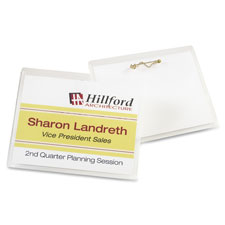 SPR Product By Avery Consumer Produs - Name Badge Kit w/ Inserts Top Load 3"x4" 100 WE at Sears.com