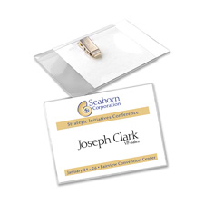 SPR Product By Avery Consumer Produs - Name Badges w/ Clip Top Load 3"x4" 40 White at Sears.com