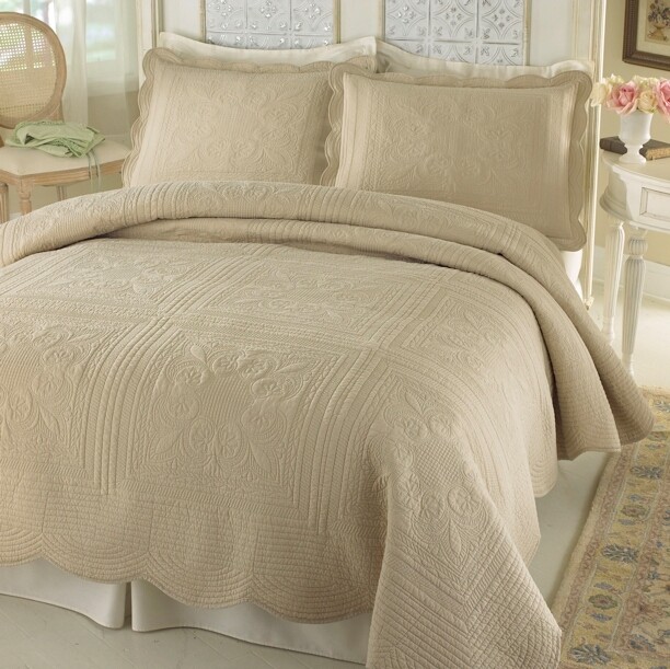 Pem America Best Quality French Tile Full Bedspread Red  By Pem America at Sears.com