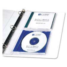 C-Line Products, Inc. CD Jewel Case Ring Binder Storage Pages,2 ...