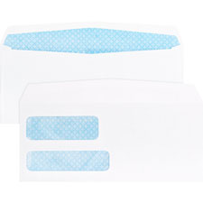 Business Source Double Window Envelopes,No. 9,3-7/8"x8-7/8",500/BX,White at Sears.com